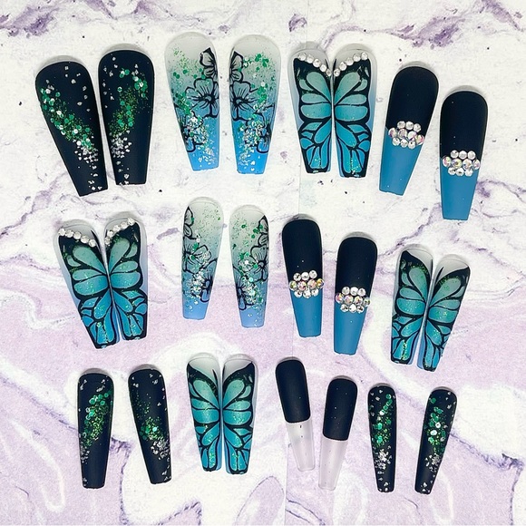 MOONNiNi 24pcs PRESS ON NAiLS w/toolkit - N67 - Picture 1 of 7